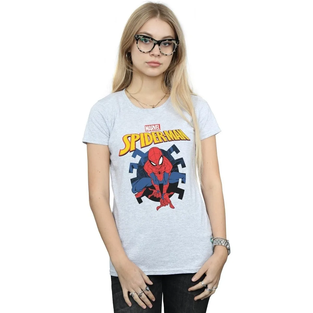 SPIDERMAN WEB SHOOTING EMBLEM LOGO