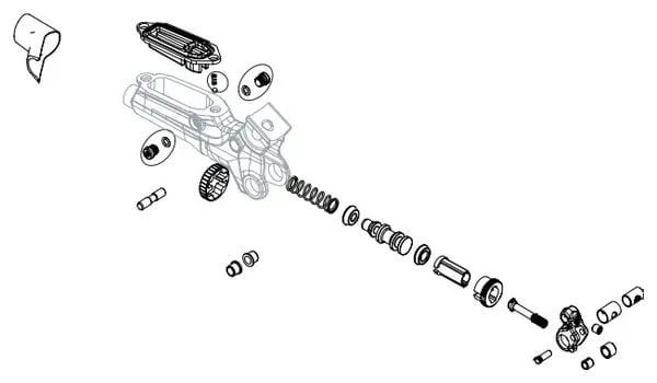 Sram Kit de piezas internas Sram para G2 / Guide RSC / Ultimate Brake Levers