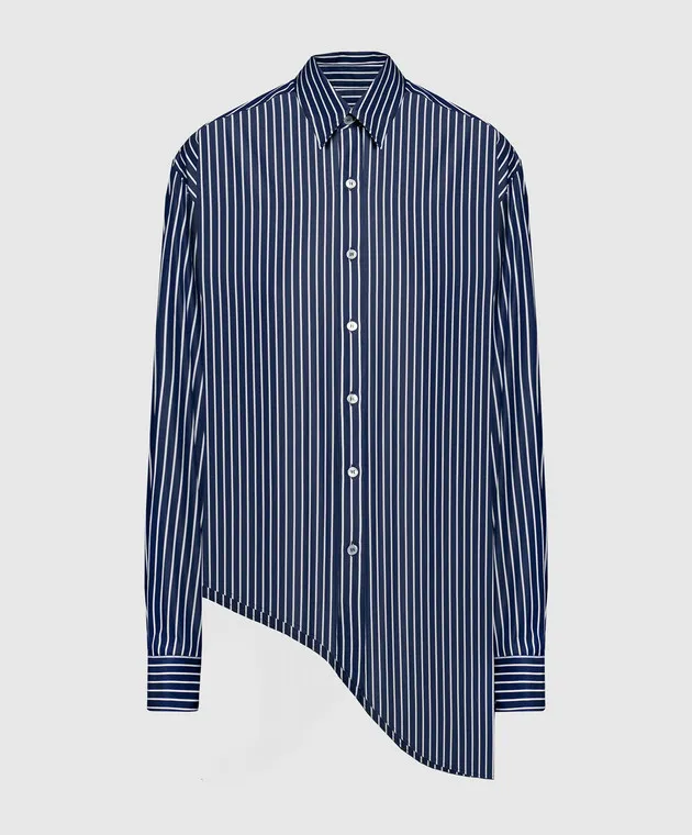 SSHEENA CANOTTA blue striped shirt