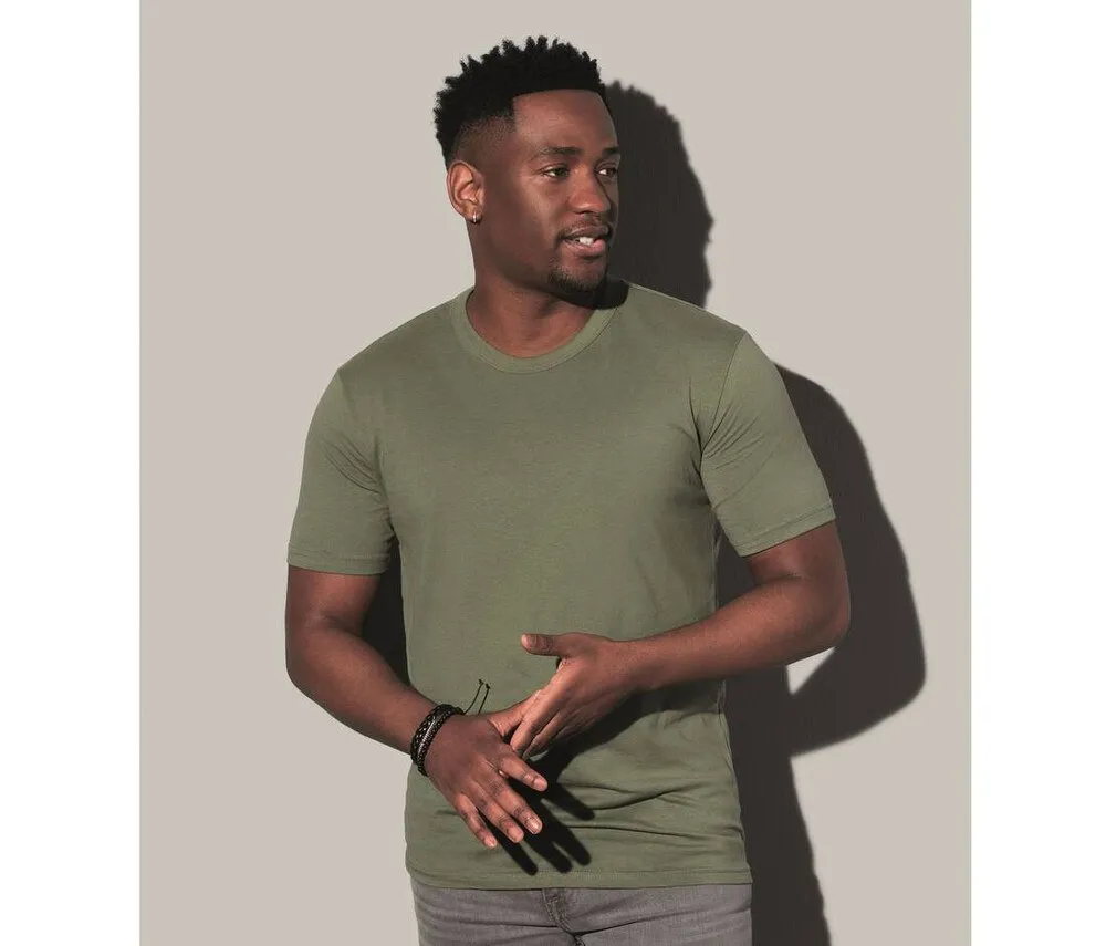 STEDMAN ST9020  CREW NECK TSHIRT FOR MEN  BLACK OPAL