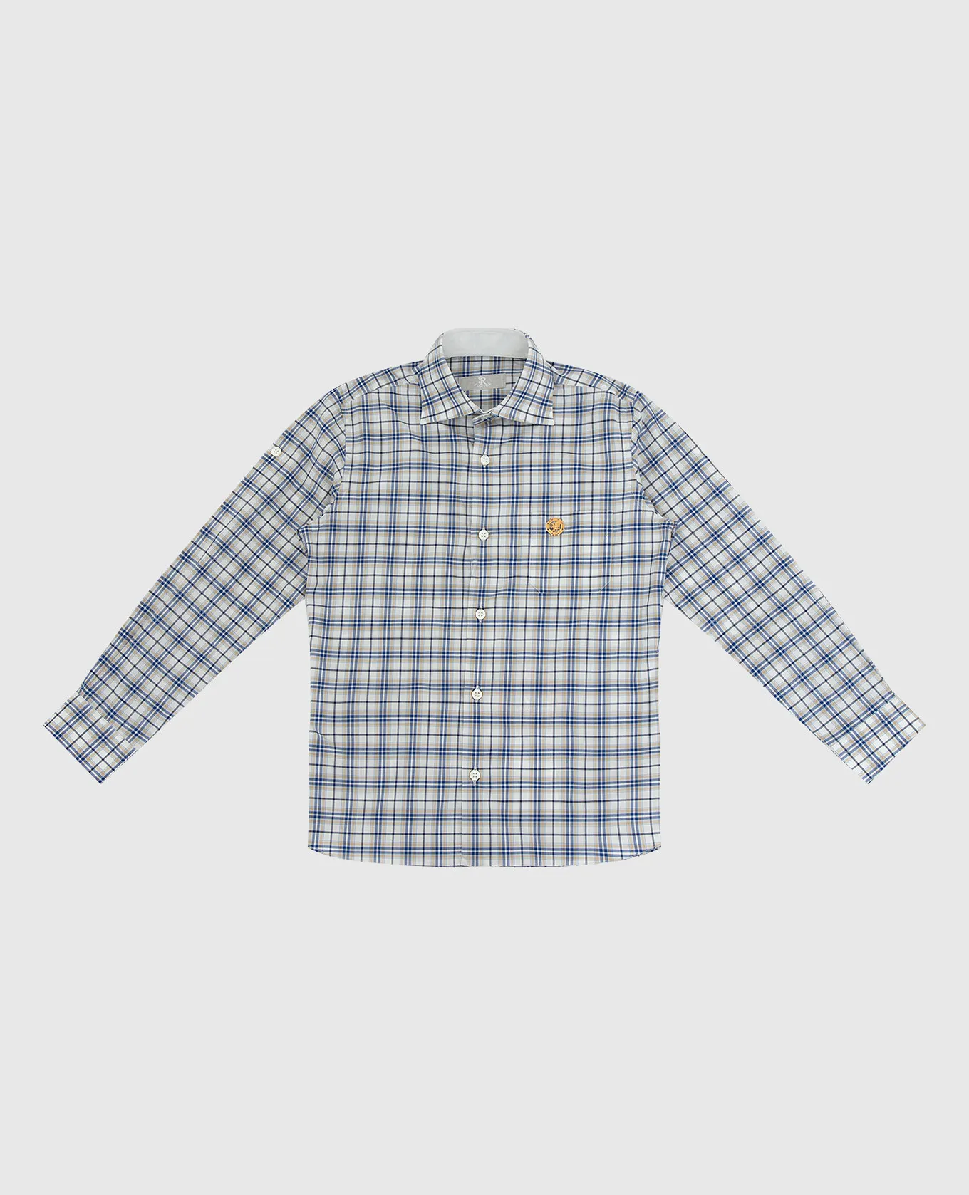 Stefano Ricci Children's checkered shirt