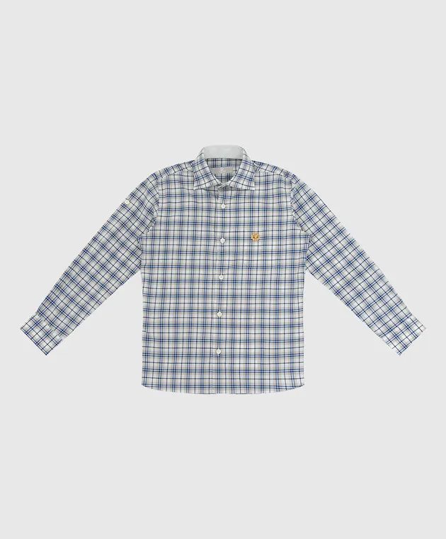 Stefano Ricci Children's checkered shirt