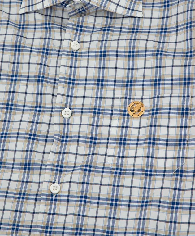Stefano Ricci Children's checkered shirt