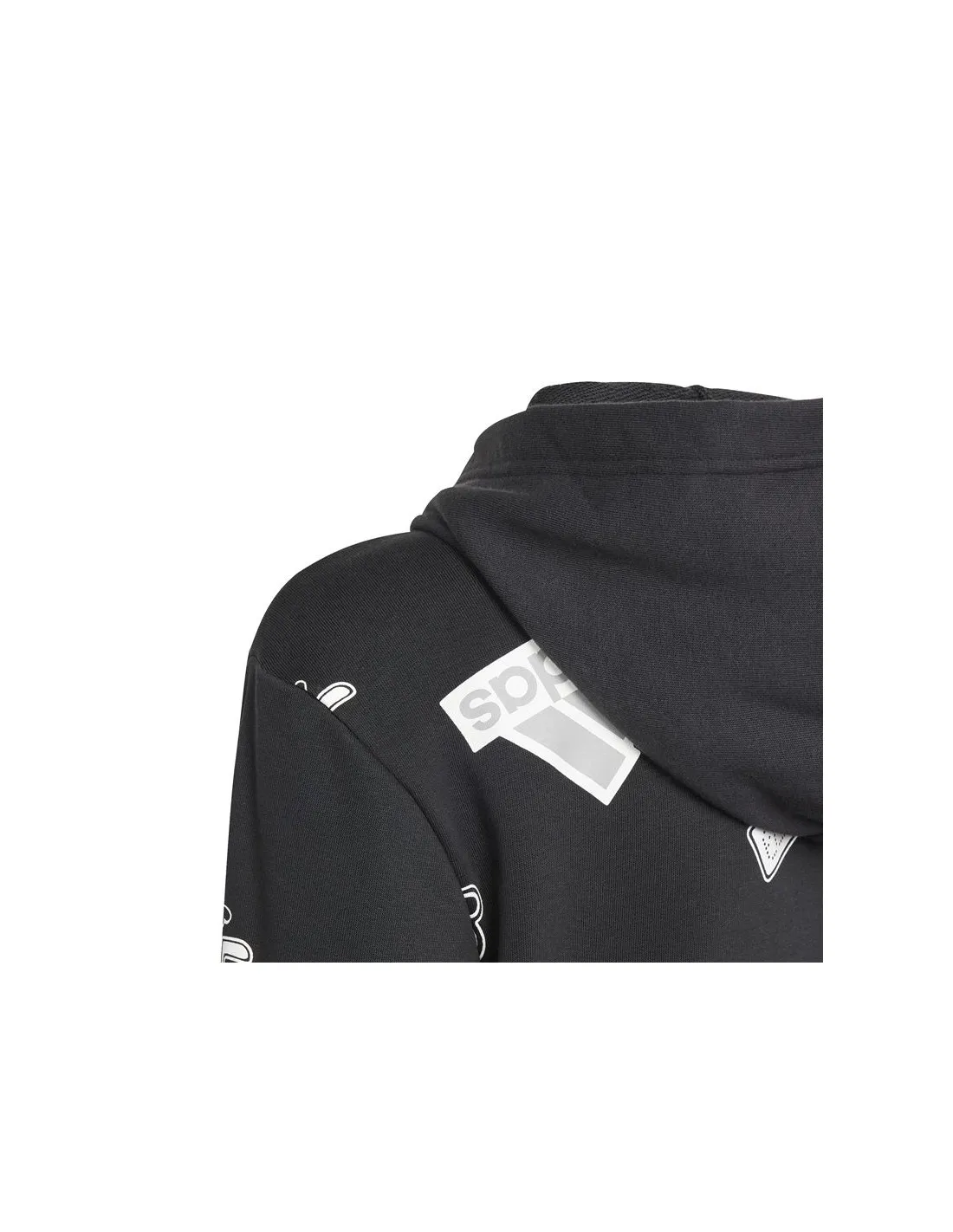 Sudadera adidas Bluv Zip Hd Infantil Negro