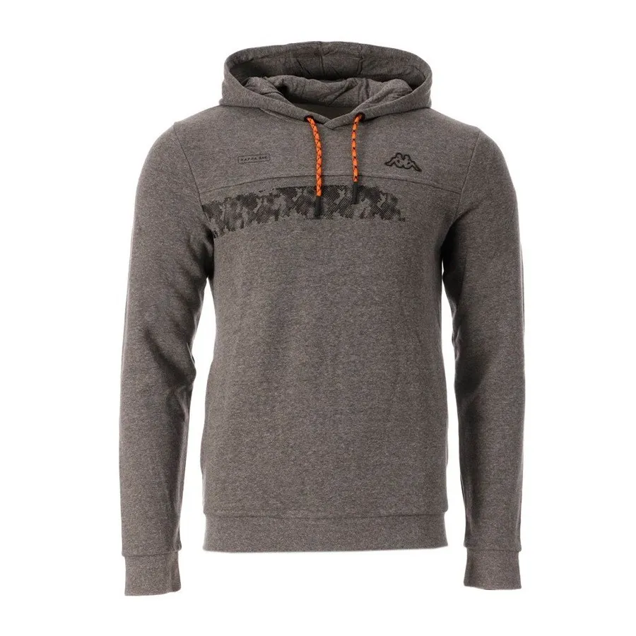 Sudadera Kappa GINO GRAPHIK Hombre 341J6KW XH3 GRIS