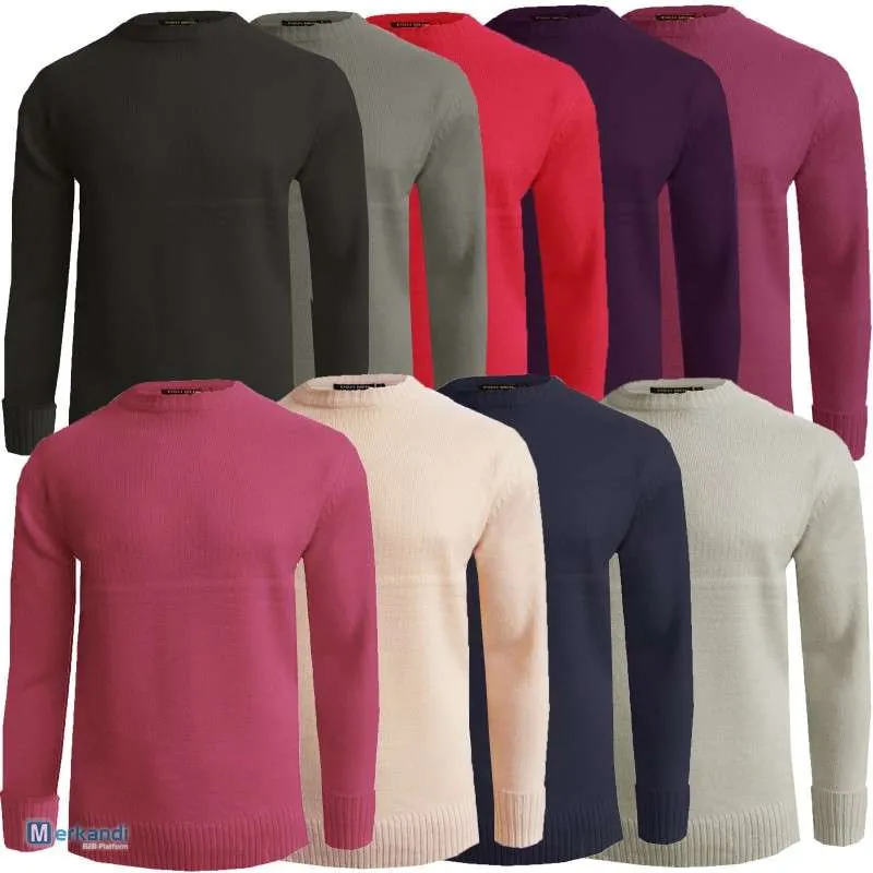 Sudadera para hombre Prendas de punto D&H Suéter Jersey Jersey Crew Neck Long Sl