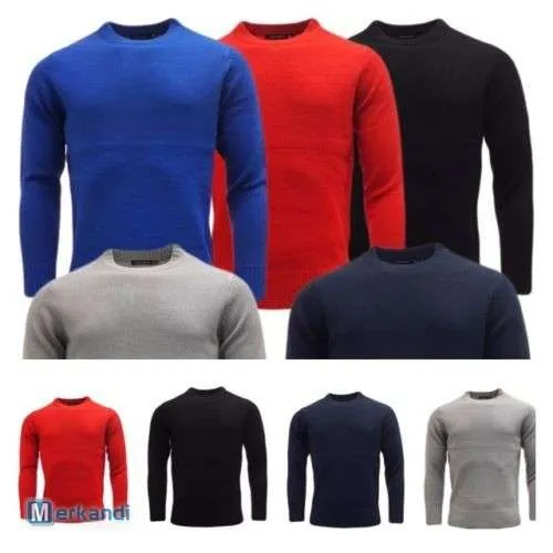 Sudadera para hombre Prendas de punto Suéter Jersey Jersey Cuello redondo Manga larga