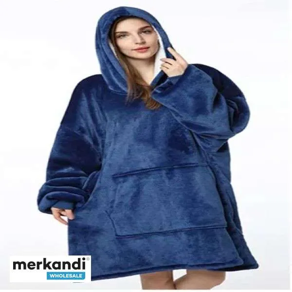 SUéTER ACOGEDOR Y MANTA EN UNO PARA LOS FRíOS DíAS DE INVIERNO SUAVE  HOODZIE