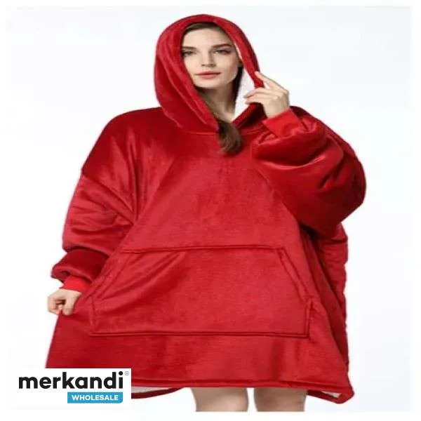 SUéTER ACOGEDOR Y MANTA EN UNO PARA LOS FRíOS DíAS DE INVIERNO SUAVE  HOODZIE