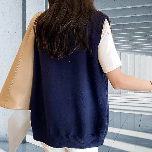 Suéter Cardigan de las mujeres Suéter Chaleco Jersey de punto Túnica de punto Geométrico V Cuello Elegante Casual Home Daily Fal