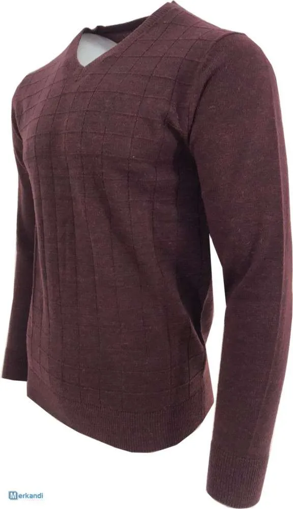 SUéTER CON CUELLO EN V PARA HOMBRE UNA CAJA DE 26 PIEZAS, DOS COLORES DIFERENTES, PEQUEñO A XXL