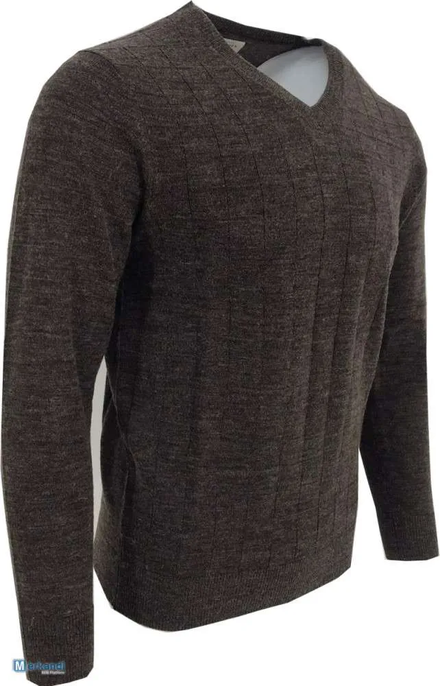 SUéTER CON CUELLO EN V PARA HOMBRE UNA CAJA DE 26 PIEZAS, DOS COLORES DIFERENTES, PEQUEñO A XXL