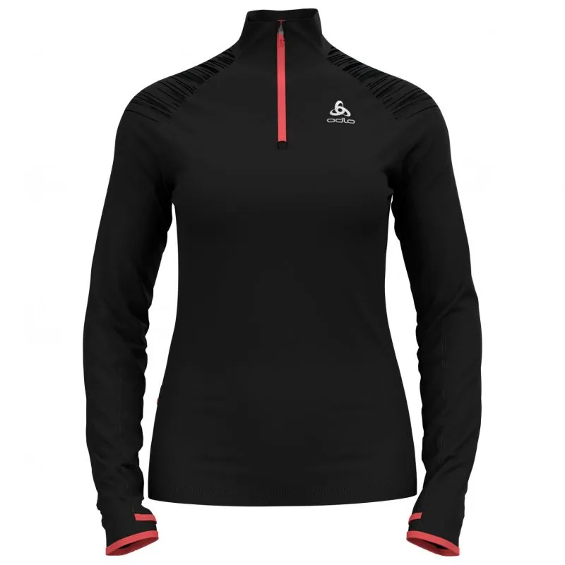 SUéTER DE 1/2 CREMALLERA ODLO AXALP CERAMIWARM (NEGROSIESTA) MUJER