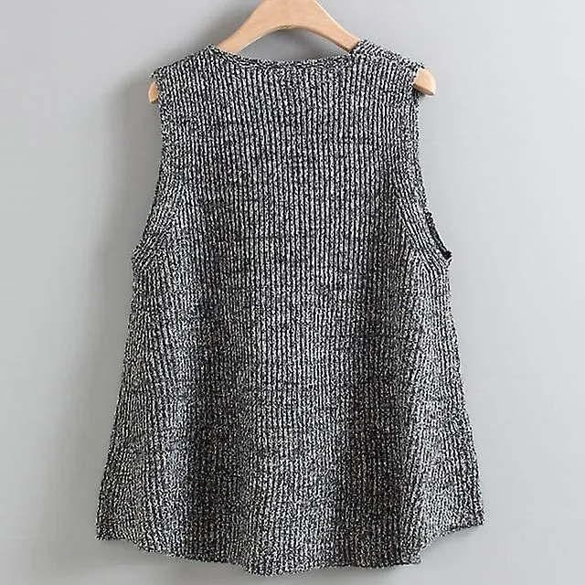 Suéter de mujer Suéter Chaleco Jersey Jersey Ganchillo Tejido de punto Color sólido V Cuello Elegante Casual Fin de semana diari