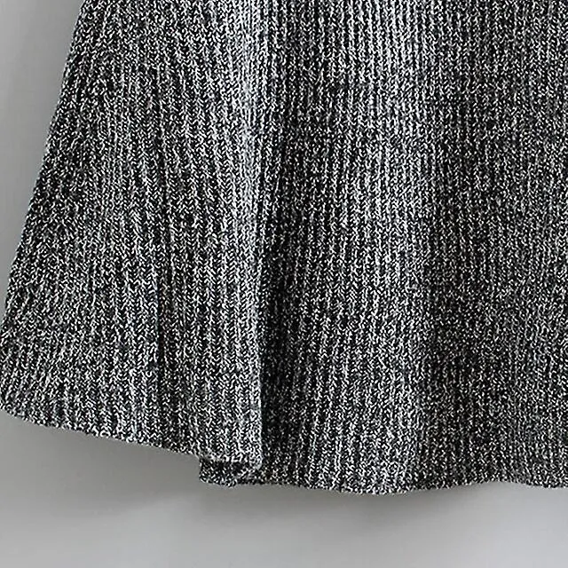 Suéter de mujer Suéter Chaleco Jersey Jersey Ganchillo Tejido de punto Color sólido V Cuello Elegante Casual Fin de semana diari