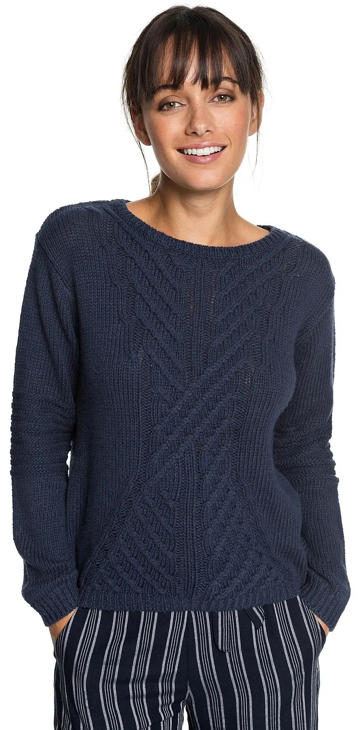 SUéTER ROXY GLIMPSE OF ROMANCE  BTK0/DRESS BLUES  WOMEN´S