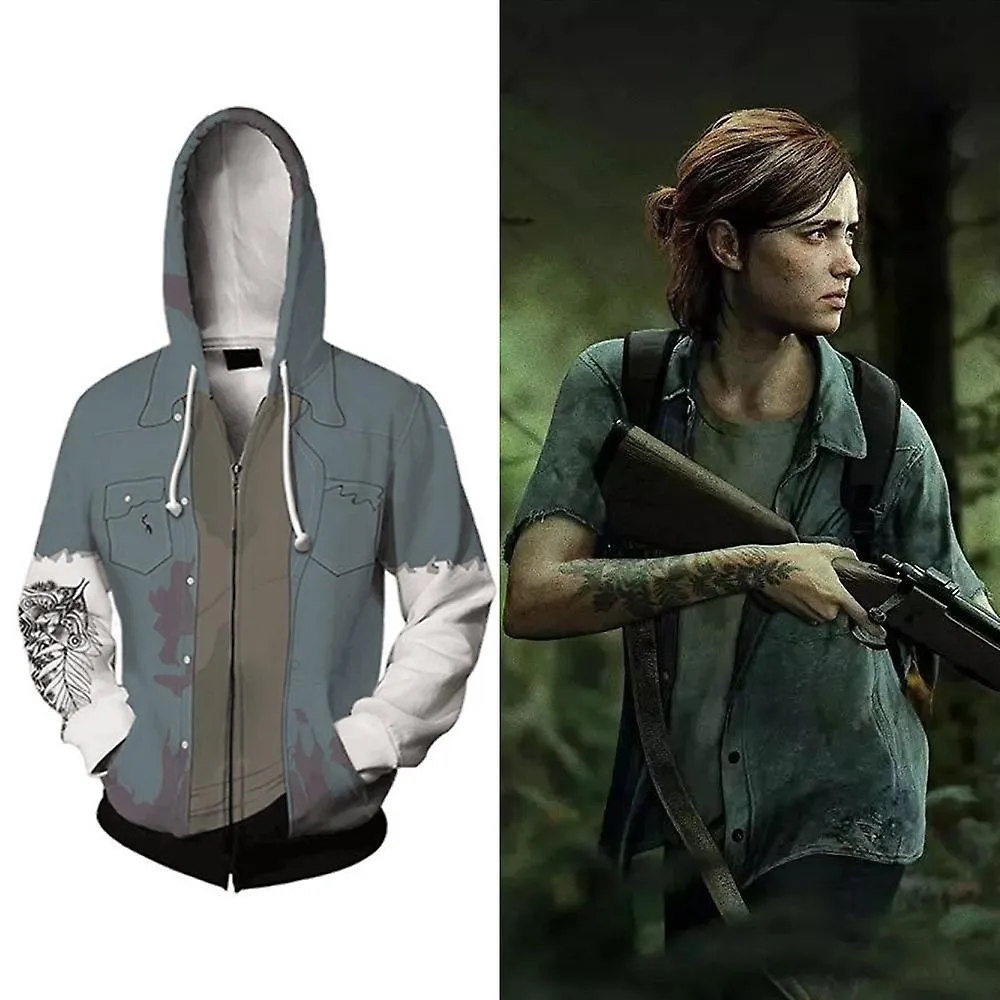 The Last Of Us 2 Ellie Cosplay Suéter Casual Con Capucha