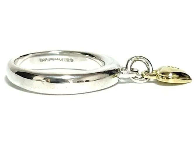 Tiffany & Co Anillo de banda con candado en forma de corazón Tiffany para mujeres 