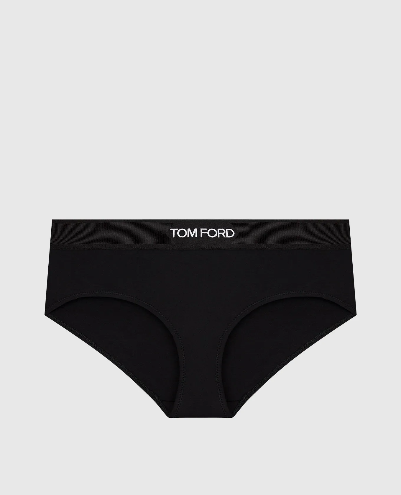 Tom Ford Black briefs with a logo pattern