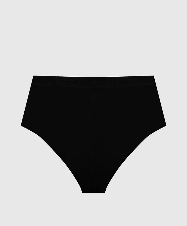 Tom Ford Black high rise briefs with logo pattern