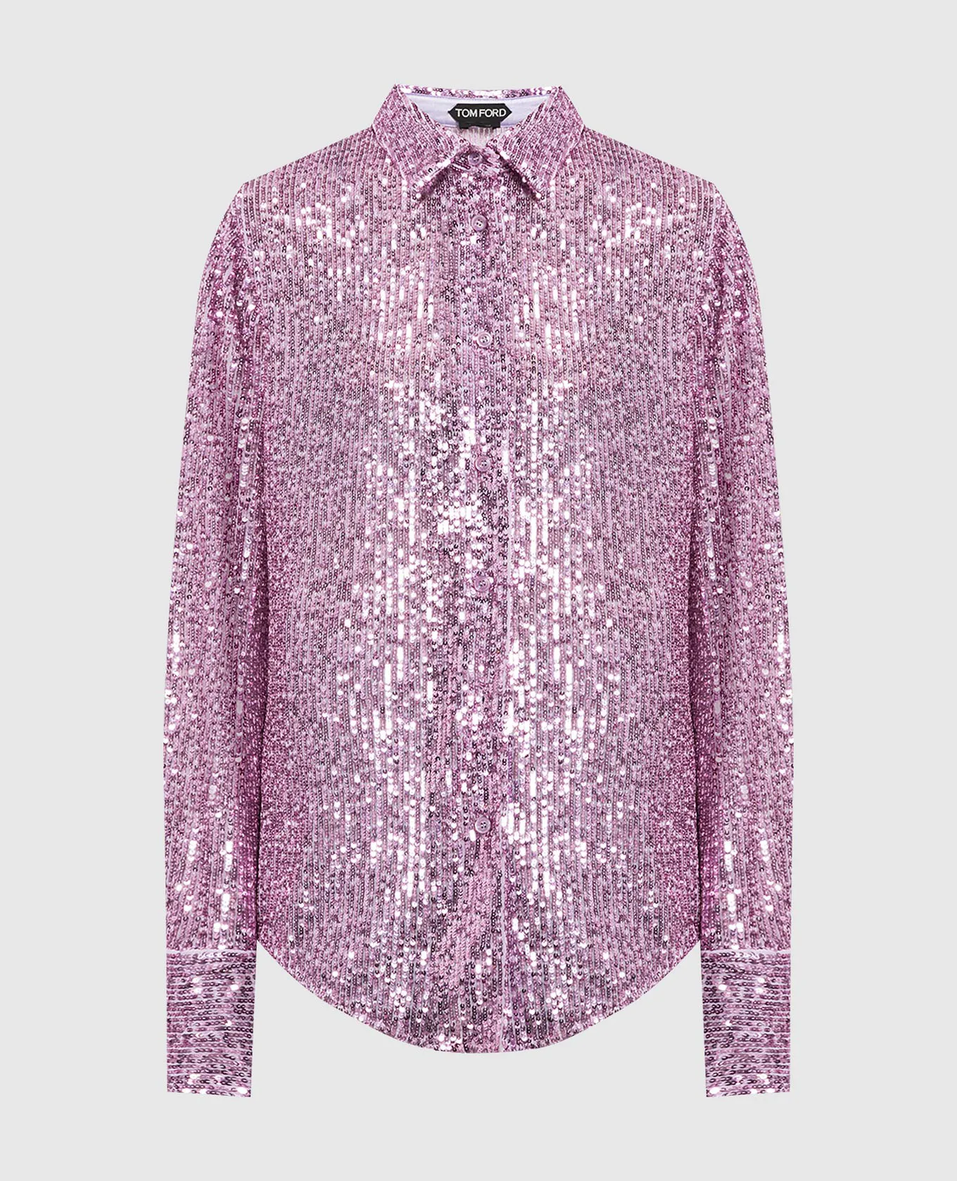 Tom Ford Purple shirt with sequins