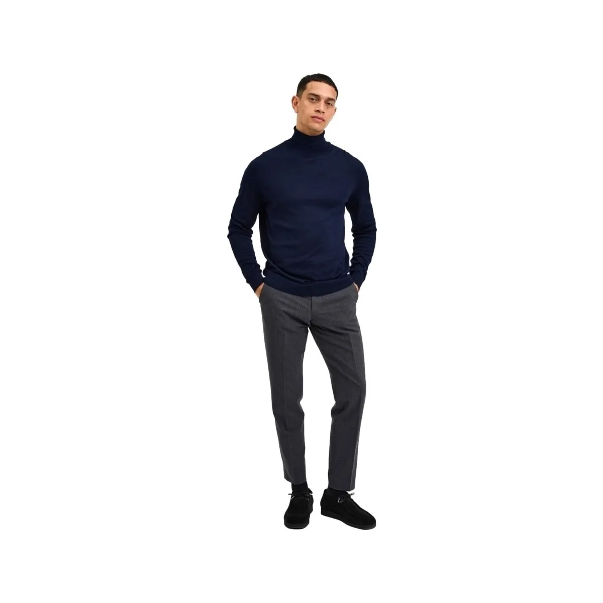 TOWN MERINO  NAVY BLAZER