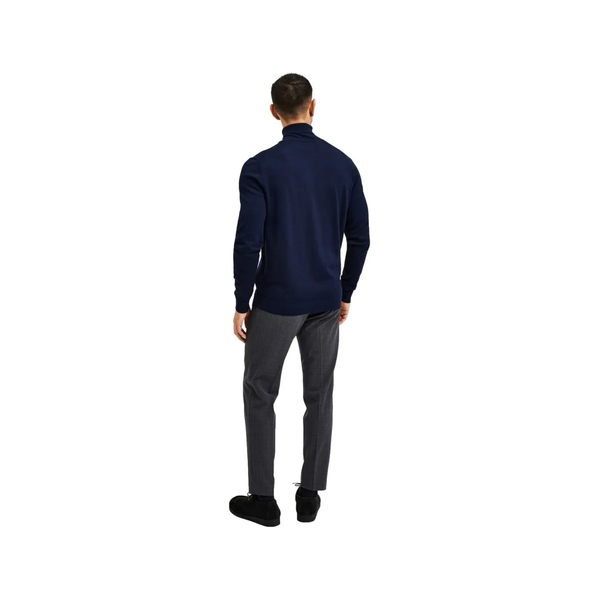 TOWN MERINO  NAVY BLAZER