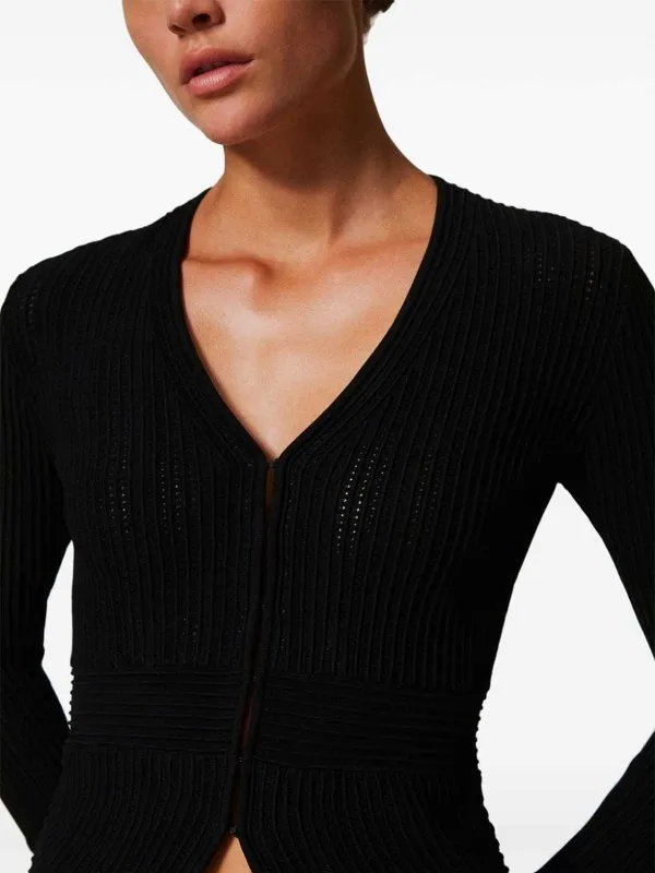 TWINSET SUéTER CUELLO REDONDO  NEGRO