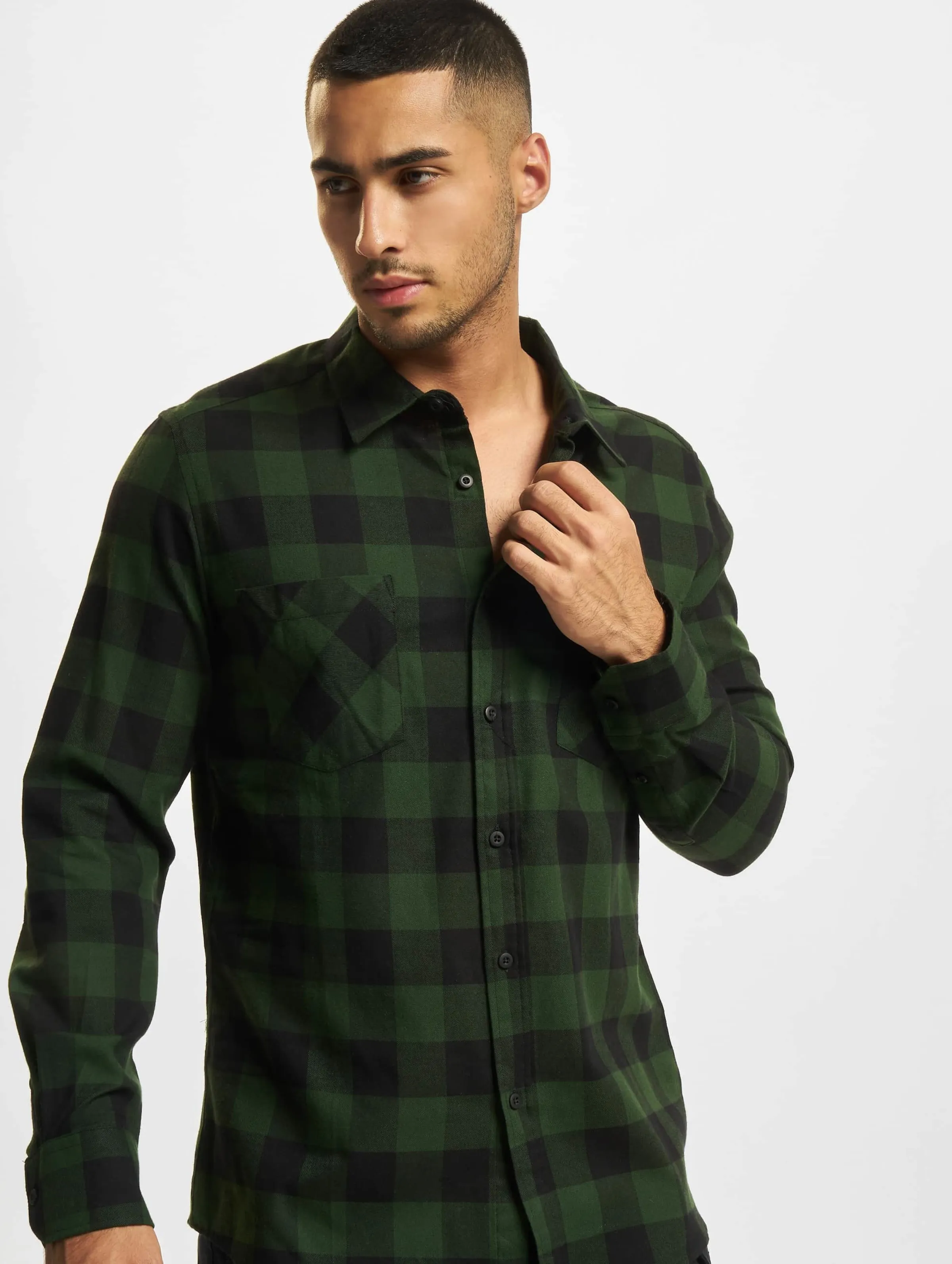 Urban Classics Checked Flanell