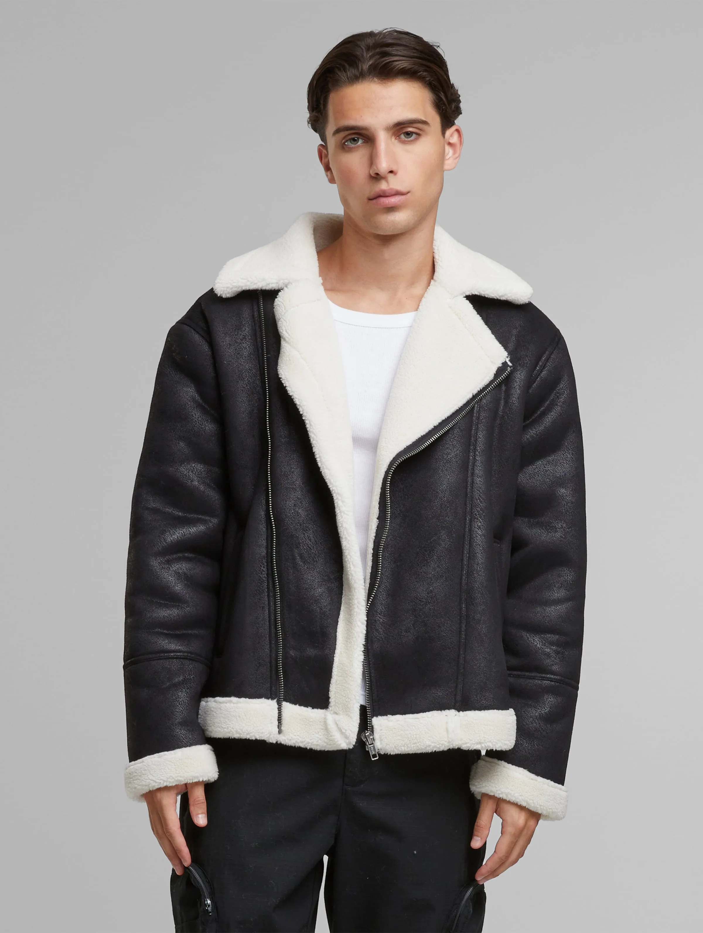 Urban Classics Shearling Biker