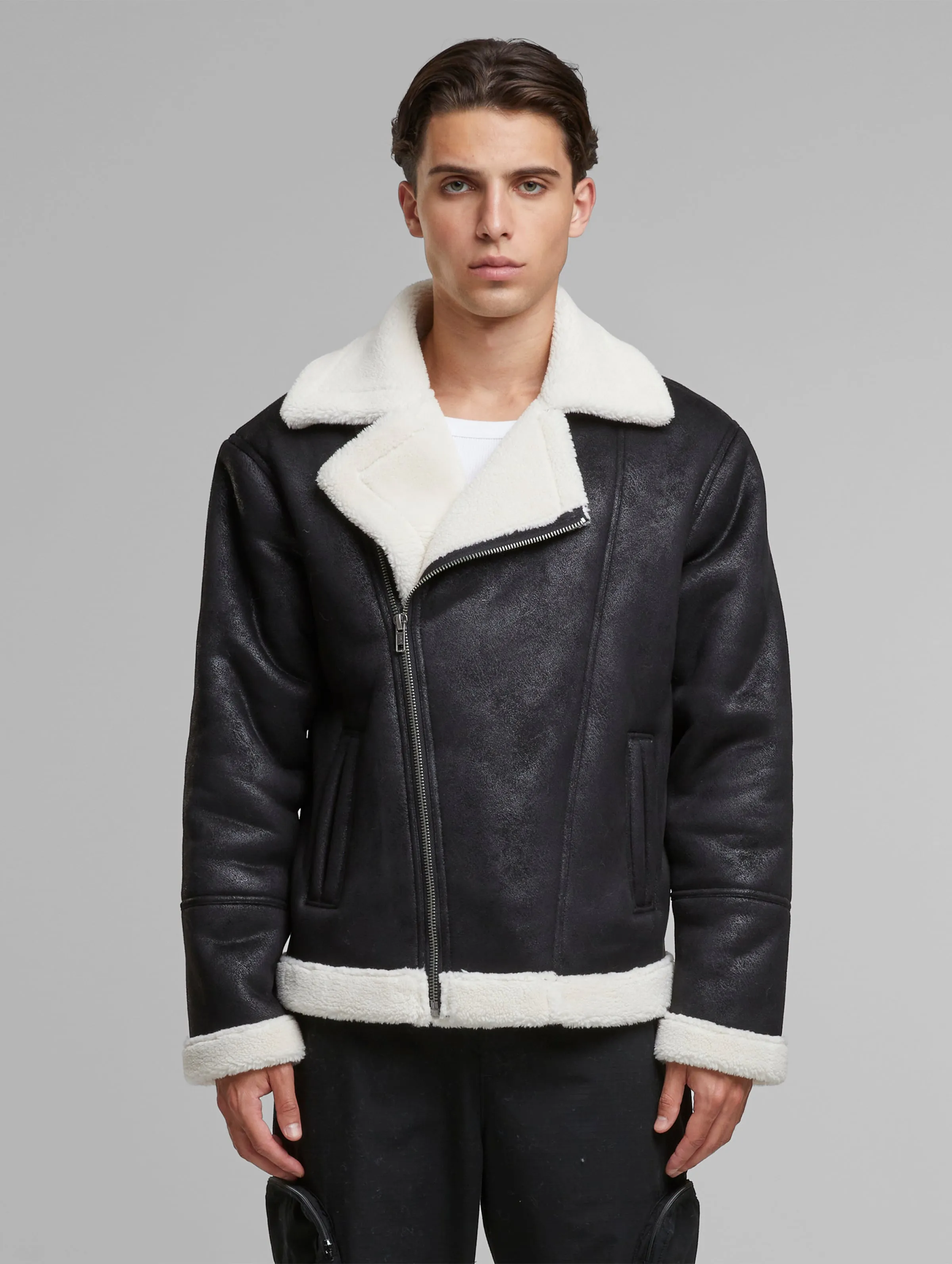 Urban Classics Shearling Biker