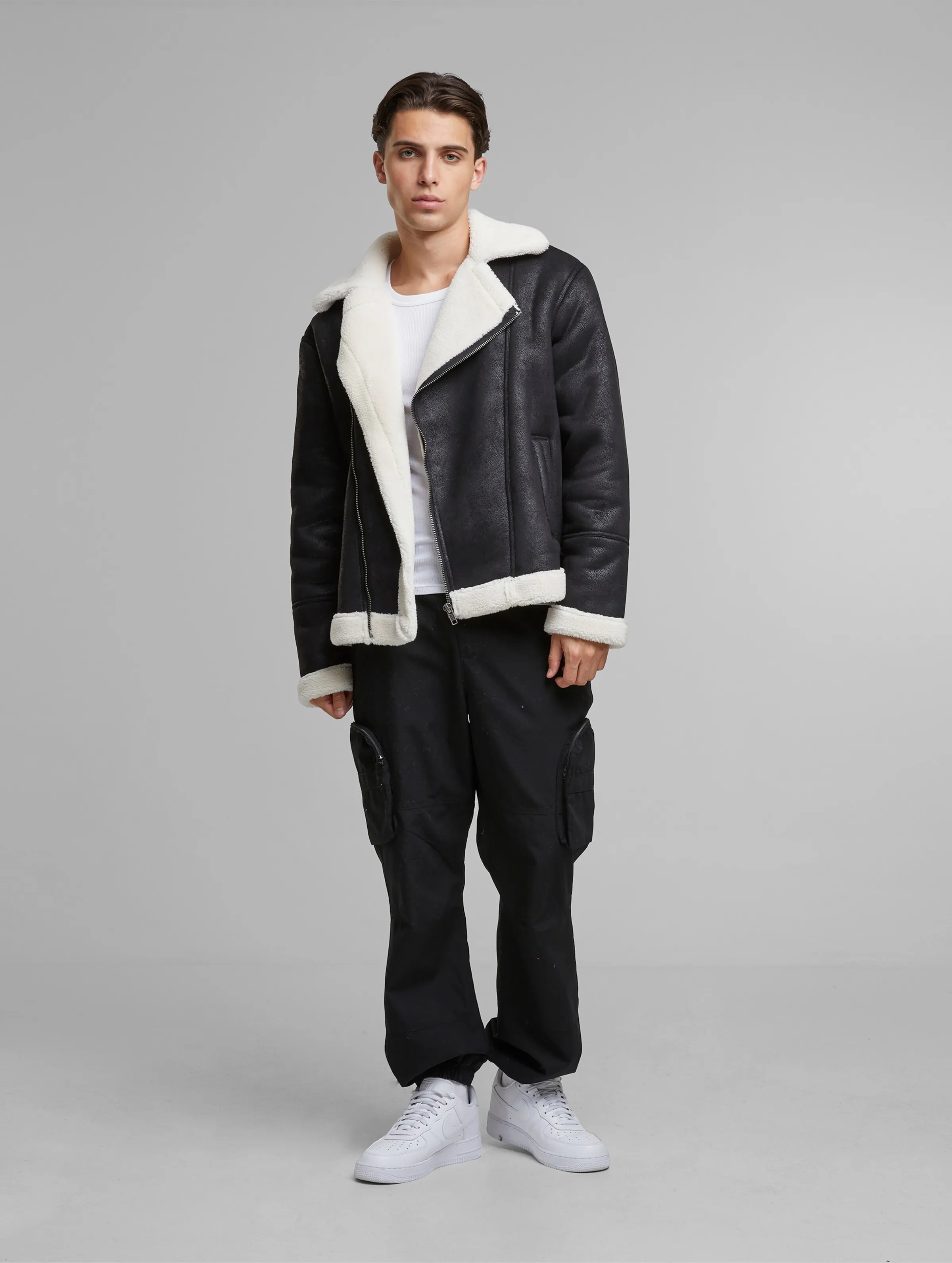 Urban Classics Shearling Biker