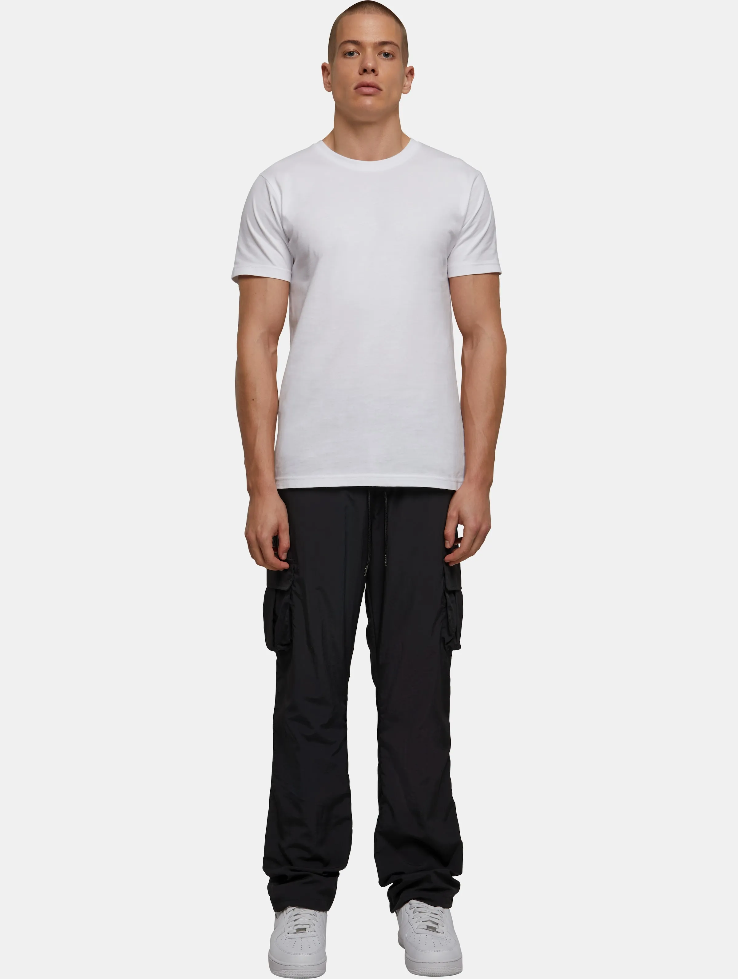 Urban Classics Straight Leg Nylon Cargohosen