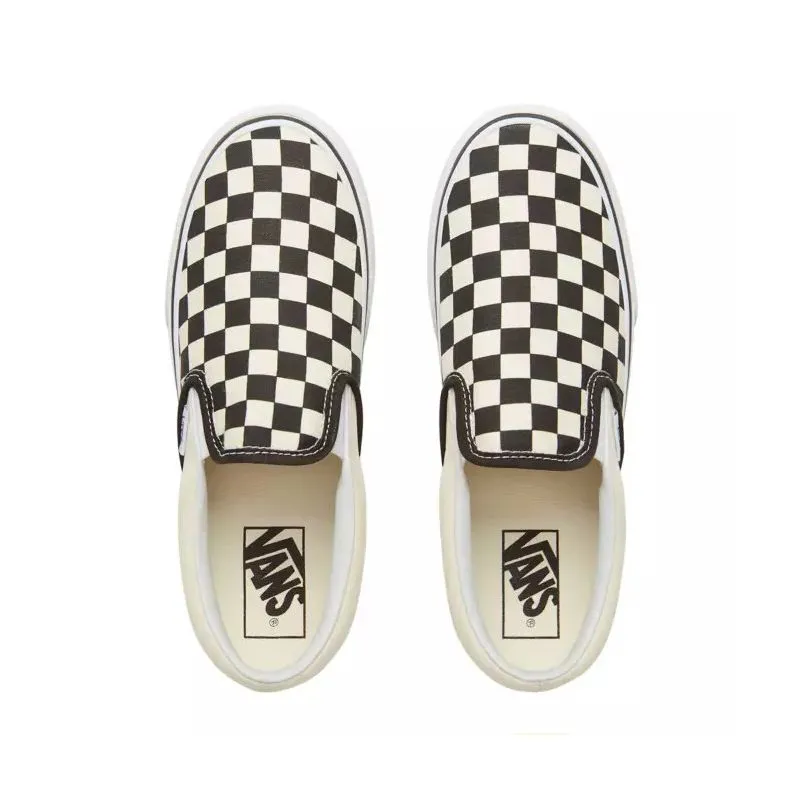 VANS UA CLASSIC SLIPON PLATFORM (TABLERO DE DAMAS EN BLANCO Y NEGRO)