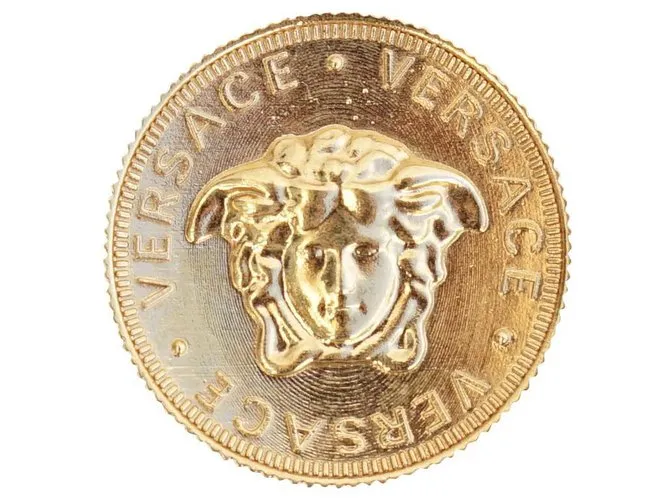 Versace Alfileres y broches Dorado 