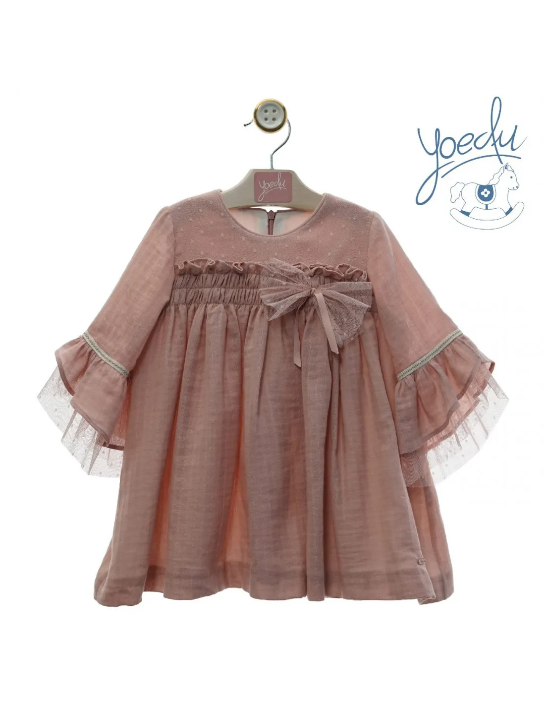 Vestido infantil para niña Manuela Yoedu