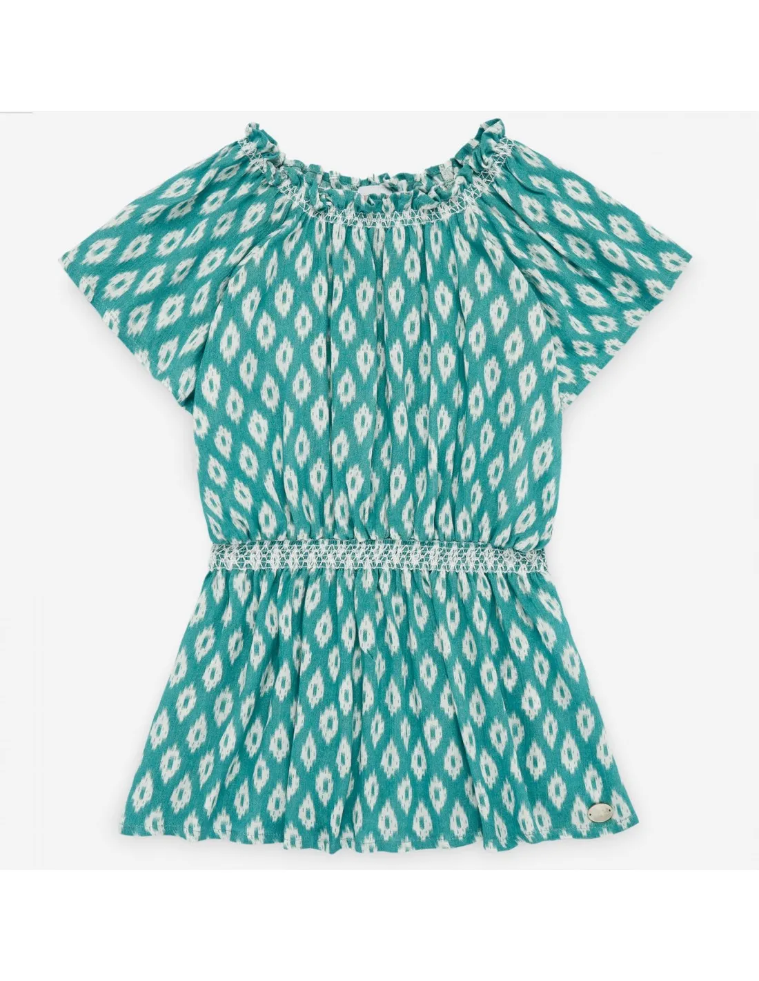 VESTIDO NIDO DE ABEJA NEREIRAS 25460 PAZ RODRIGUEZ