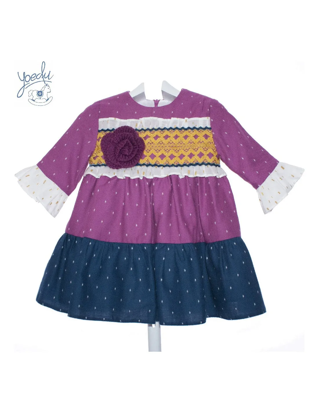 Vestido para niña Holanda de Yoedu Invierno
