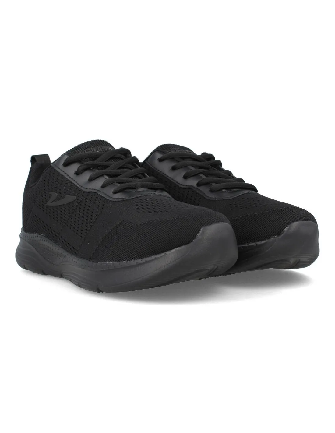 VICMART  ZAPATILLAS CONFORT MUJER NEGRO NYLON