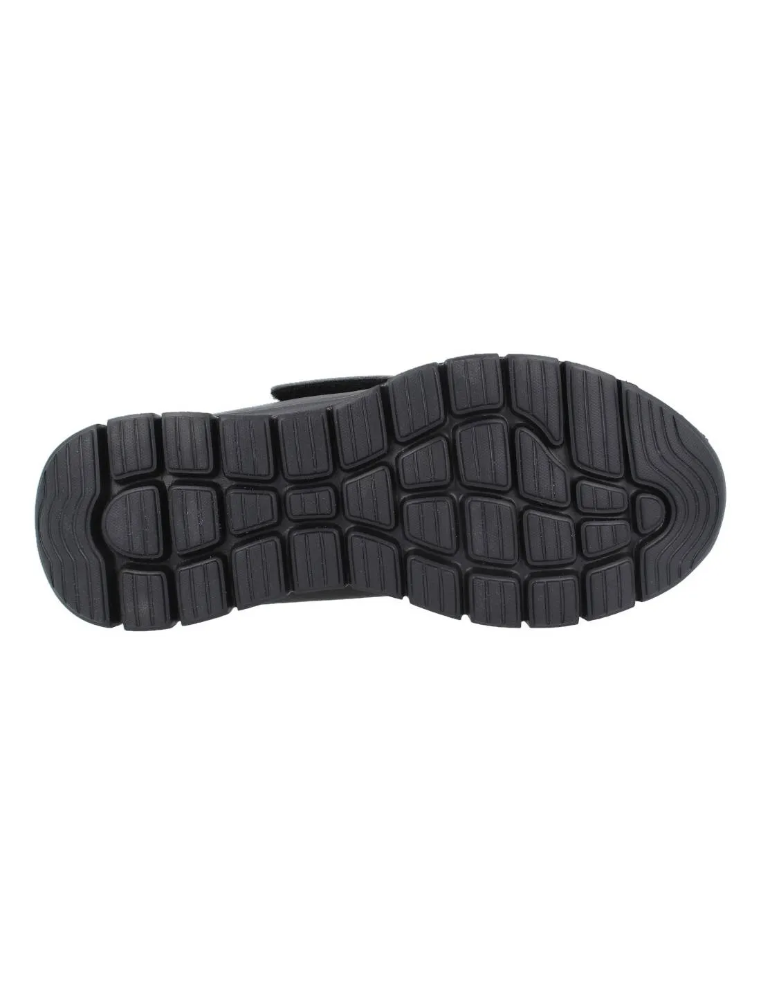 VICMART  ZAPATILLAS HOMBRE CONFORT VELCRO NEGRO