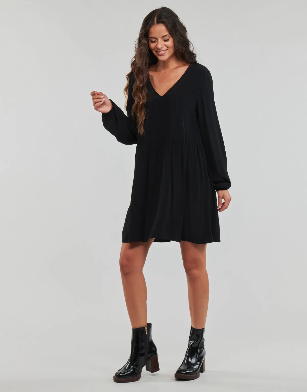 VIFINI L/S SHORT DRESS