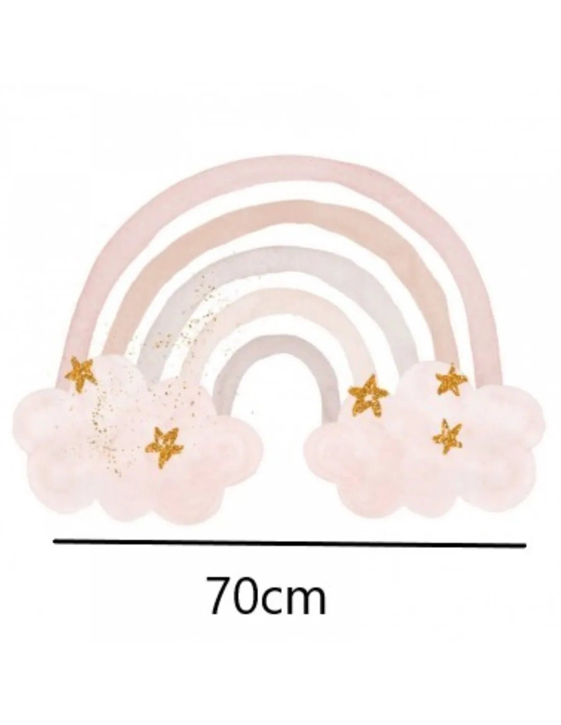 Vinilo infantil Arcoiris fantasia M de Sueños de cigüeña