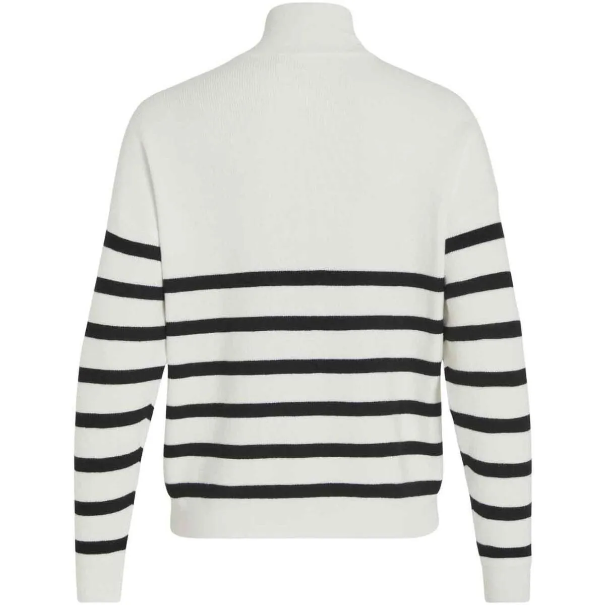 VISALA STRIPY L/S ZIPPER KNIT