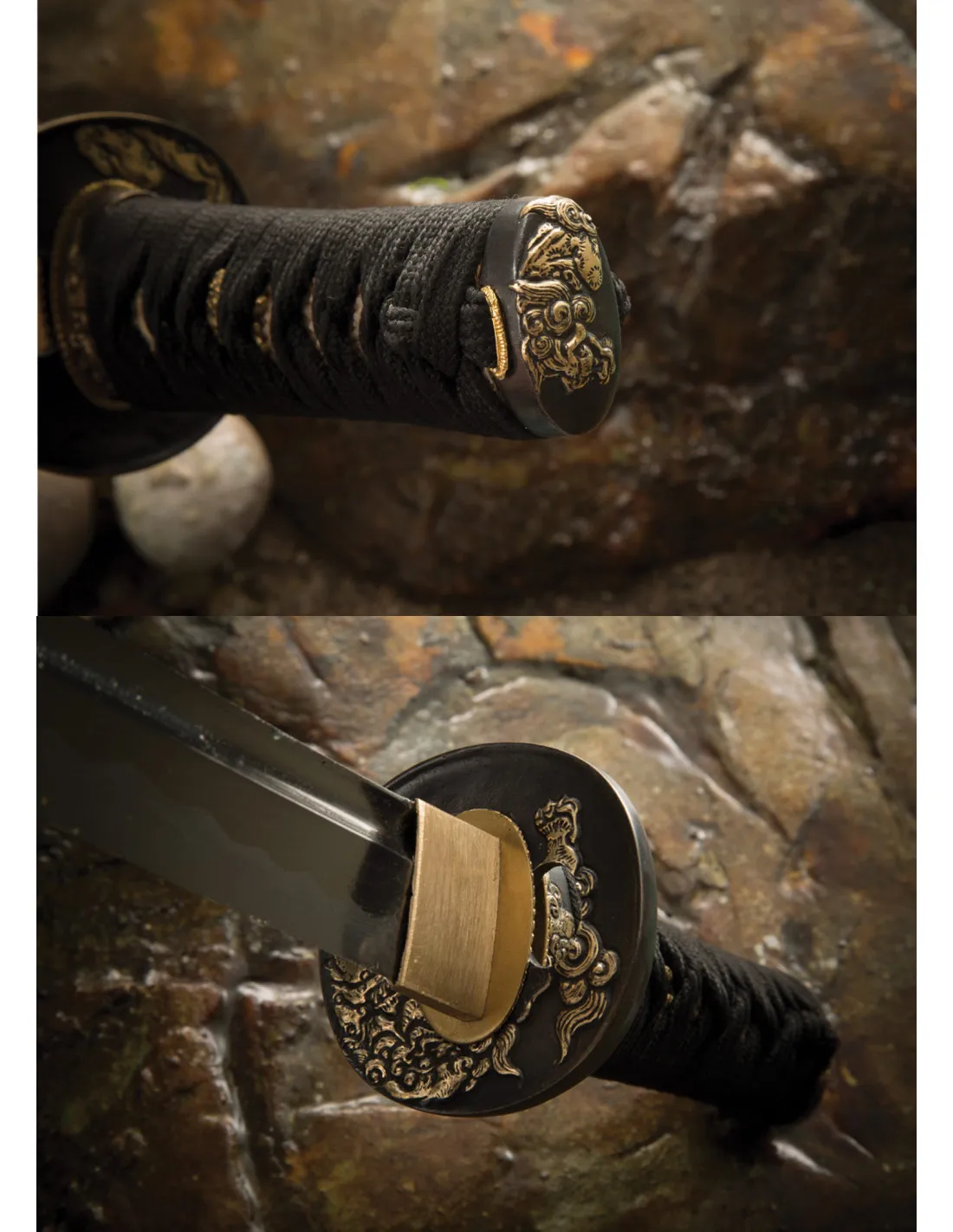 Wakizashi León dorado de Cold Steel (71,8 cm.)