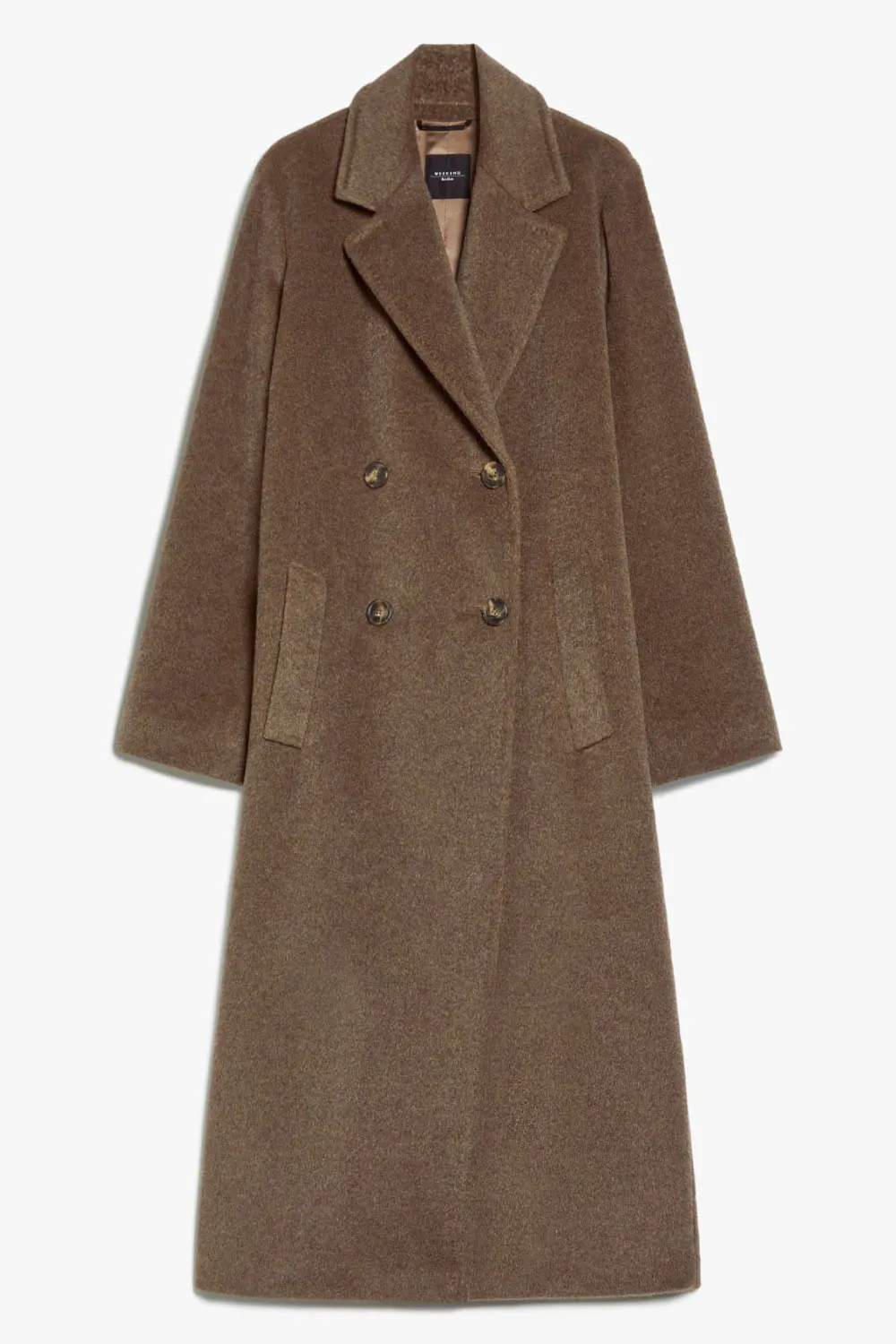 Weekend Max Mara Abrigo Zufolo Dark Brown