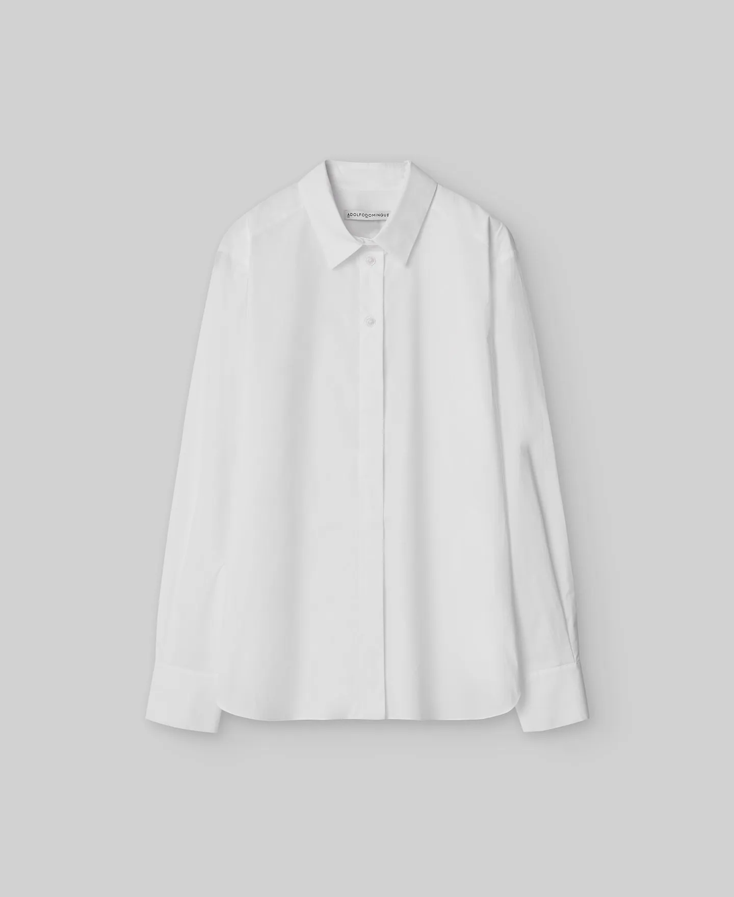 White cotton shirt woman