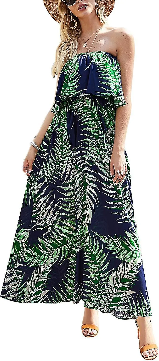 Womens Es And Porcelain Sless Boho Maxi
