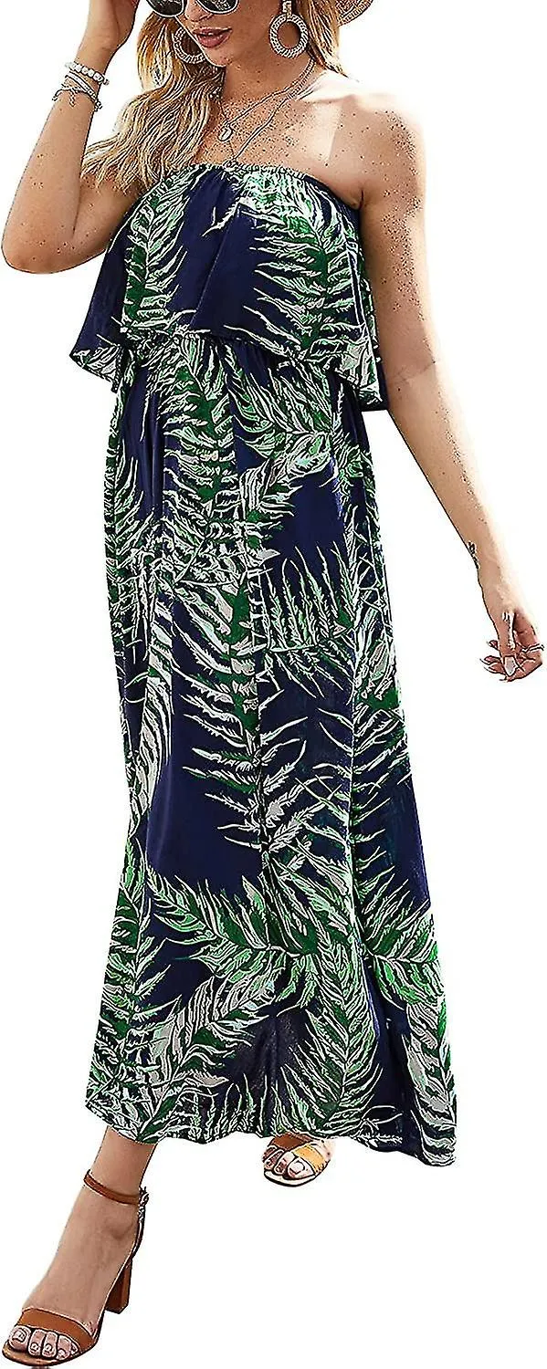 Womens Es And Porcelain Sless Boho Maxi