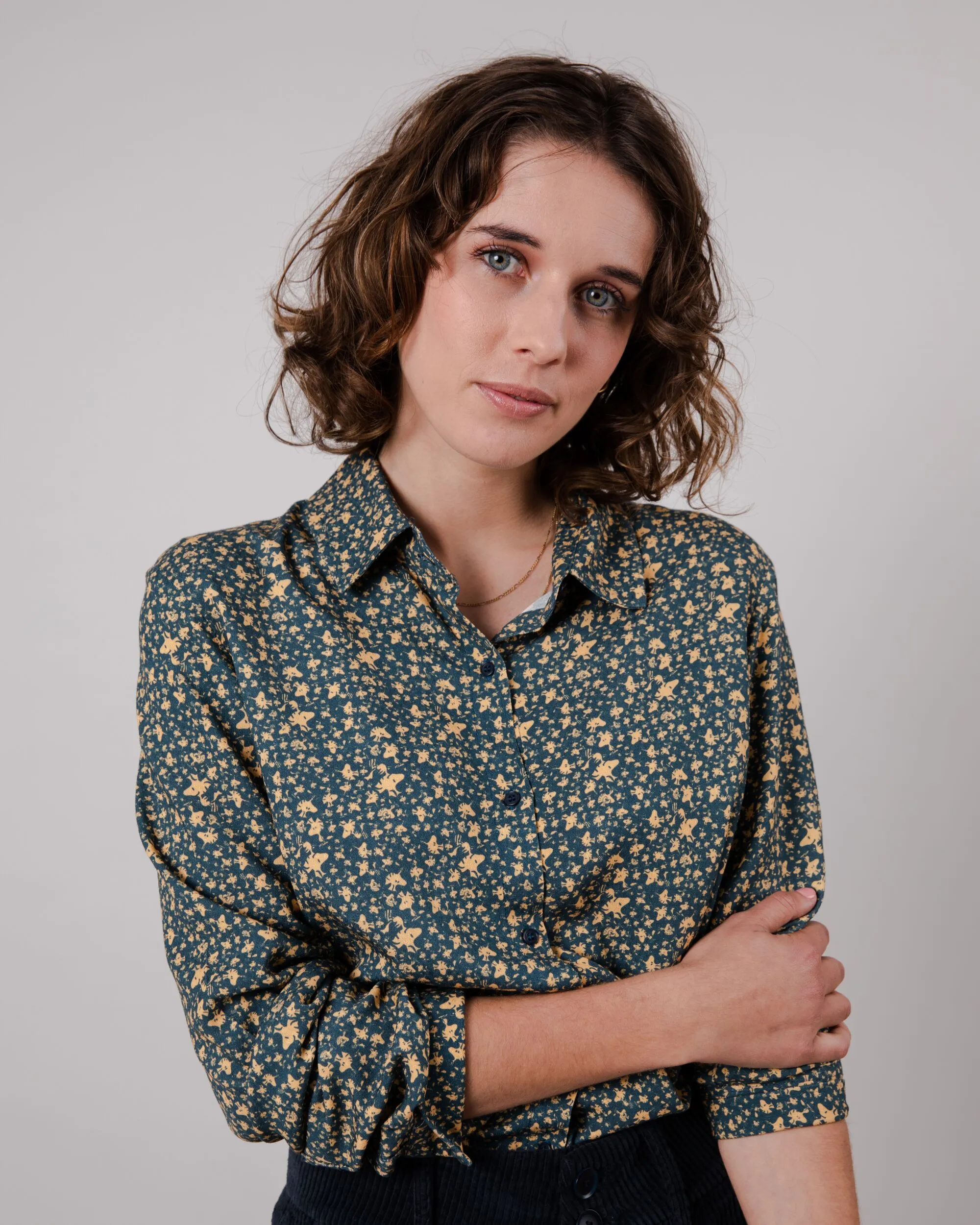 Woodstock Peanuts Blouse Navy