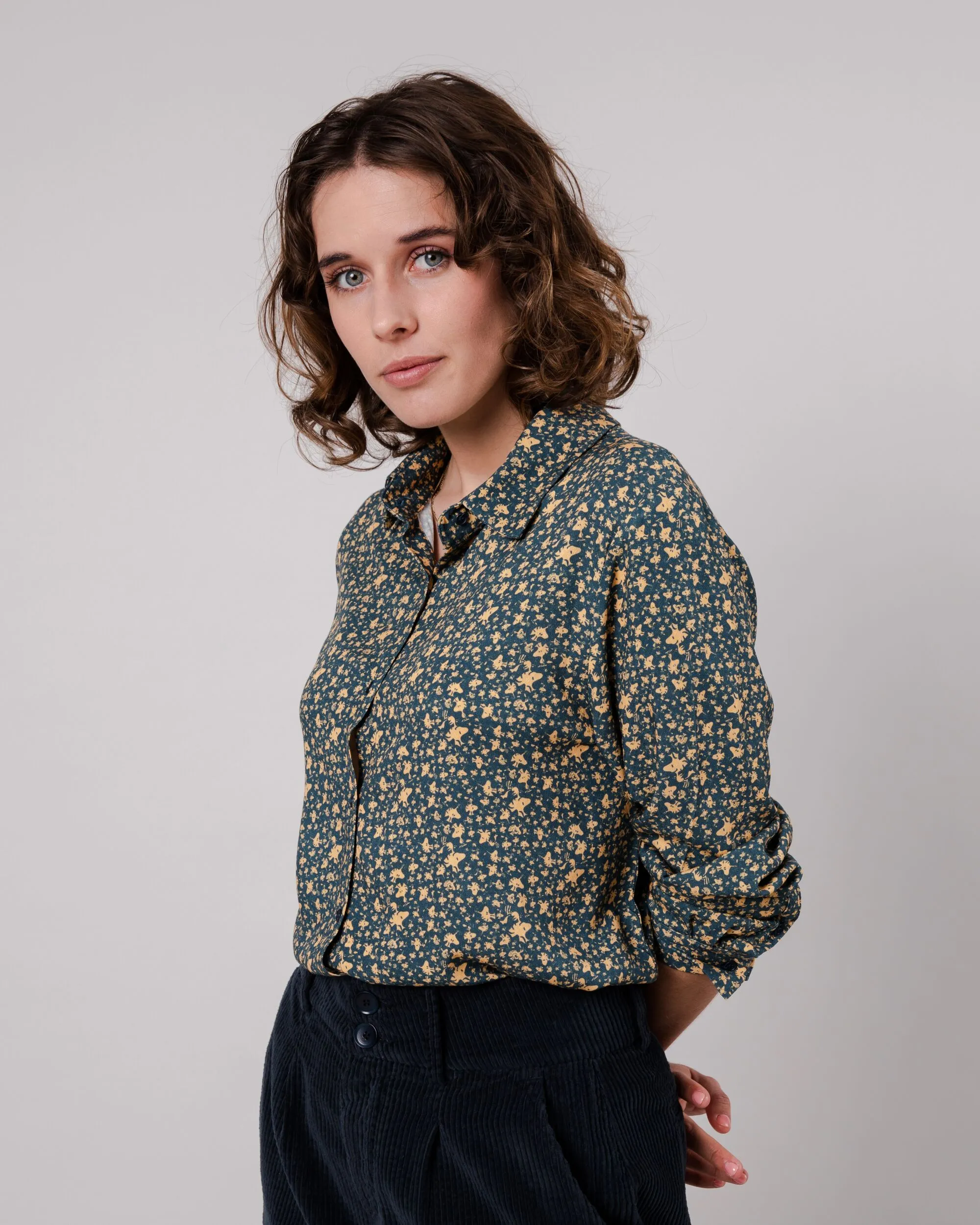 Woodstock Peanuts Blouse Navy